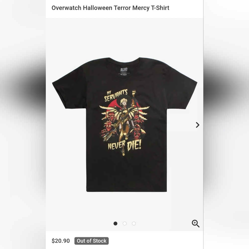 Overwatch Halloween Mercy Shirt
